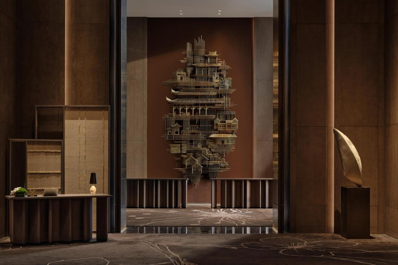Conrad Shenzhen, The First Art Museum Hotel In Greater Bay Area With The Stunning Bay And Sunset View In The Hotel Terrace Esterno foto