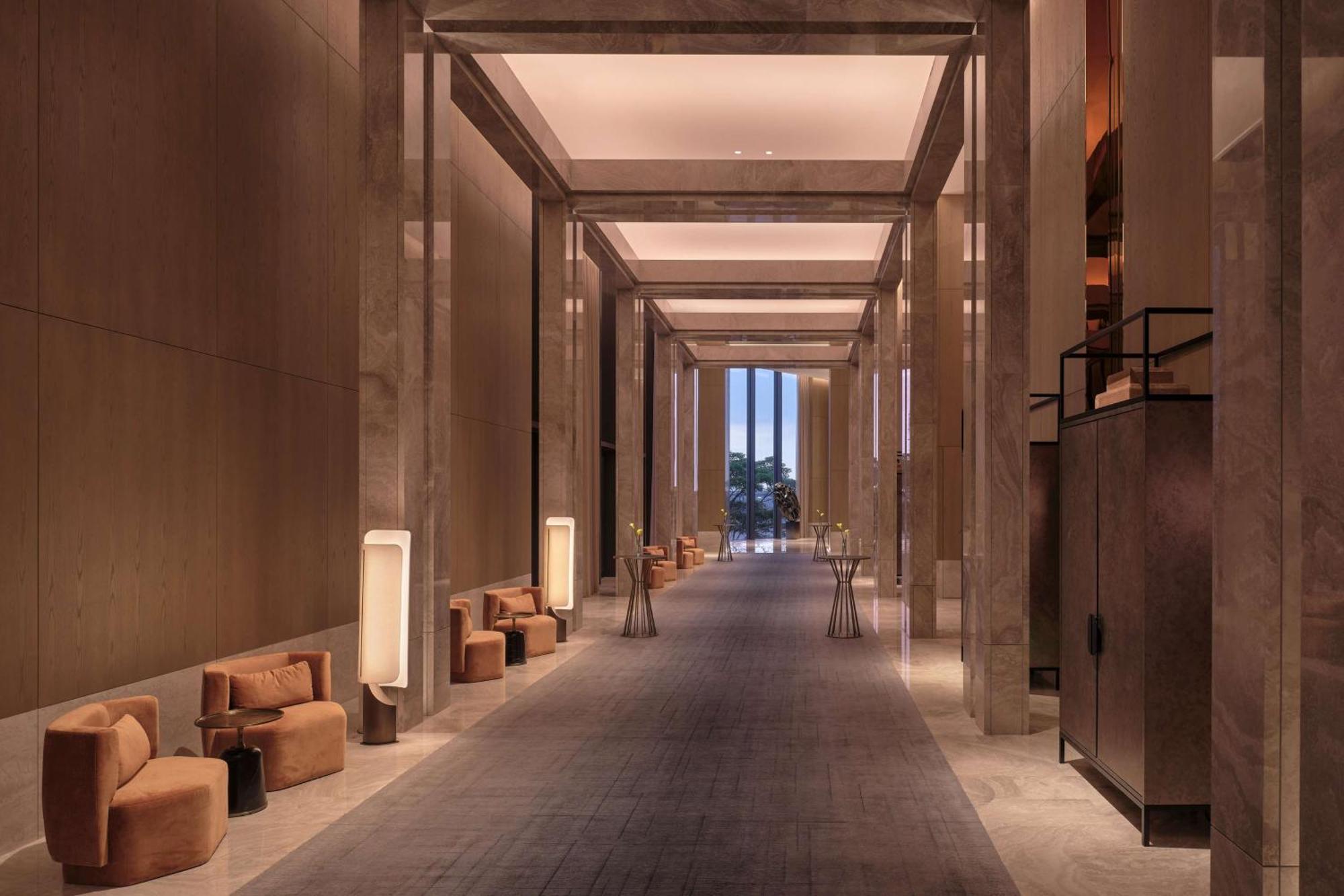 Conrad Shenzhen, The First Art Museum Hotel In Greater Bay Area With The Stunning Bay And Sunset View In The Hotel Terrace Esterno foto