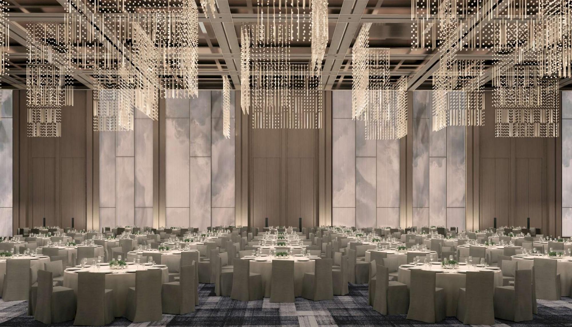 Conrad Shenzhen, The First Art Museum Hotel In Greater Bay Area With The Stunning Bay And Sunset View In The Hotel Terrace Esterno foto