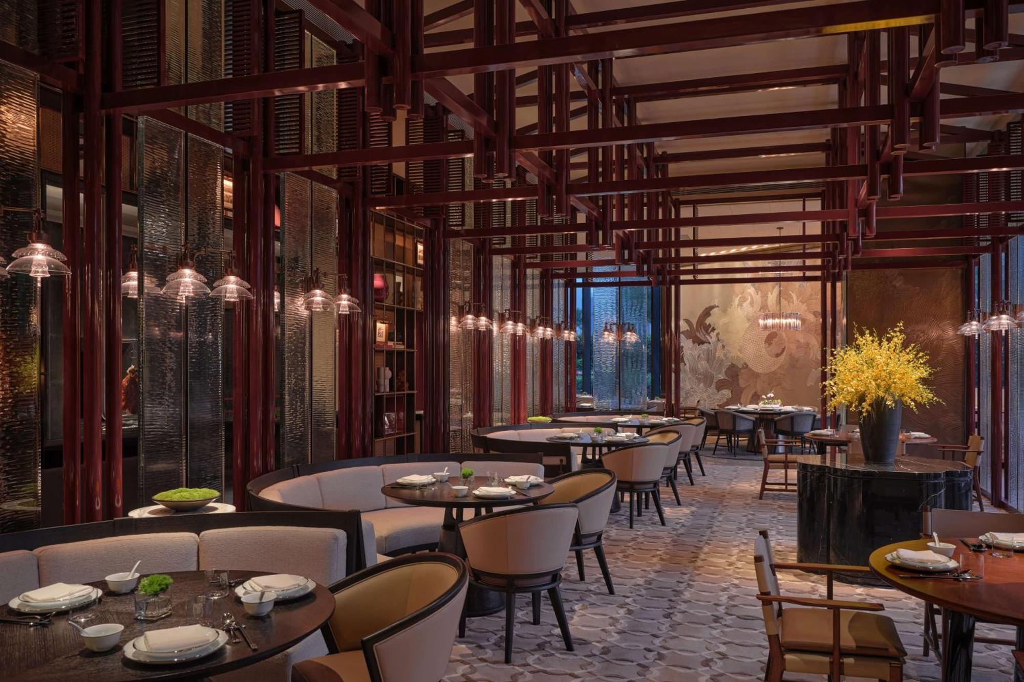 Conrad Shenzhen, The First Art Museum Hotel In Greater Bay Area With The Stunning Bay And Sunset View In The Hotel Terrace Esterno foto